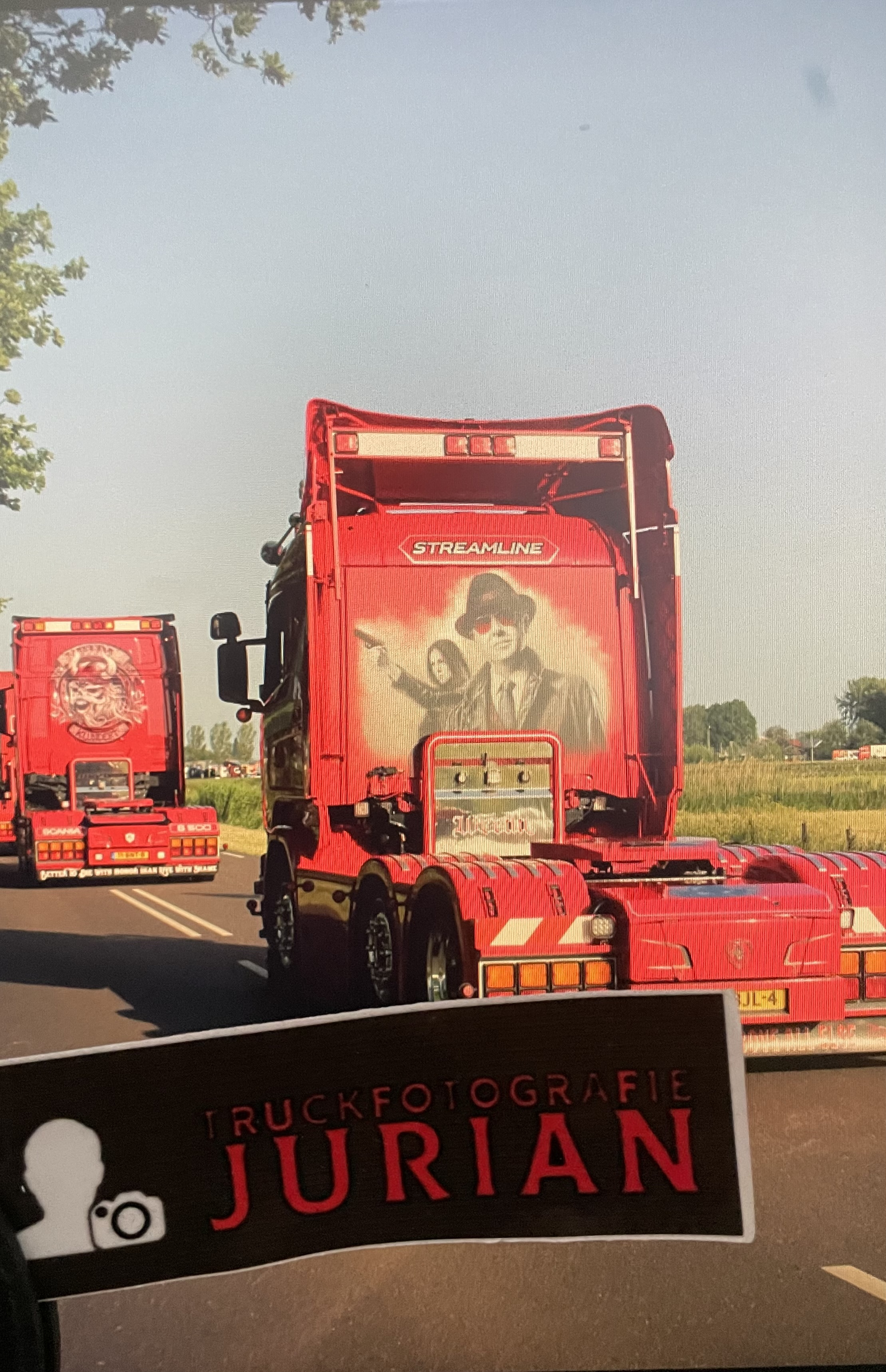 Truckfotografie Jurian - sticker